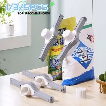 1-5 шт. Завинчивающаяся крышка, зажим для герметизации, пакет для приправ, сухое молоко, соль, зажим для герметизации, зажим для консервирования закусок, кухонные принадлежности 1PC