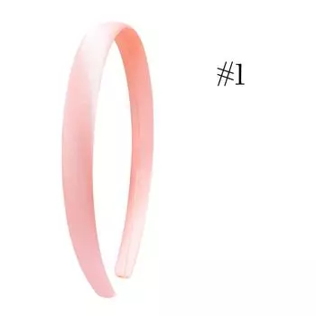 1,5 см Однотонные повязки на голову Атласная повязка на голову DIY Поделки Повязка для волос Красочные повязки на голову для девочек Женщин Тонкий эластичный обруч для волос Аксессуары