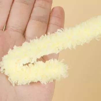 1,5 см x 105 см шерсть ультра плотная шерсть корень скручивания палочка тканая плюшевая нить с железной нитью