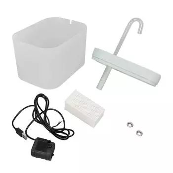 1.5L Cat Water Fountain Автоматический малошумный питьевой фонтанчик для домашних животных Диспенсер для кошек и собак