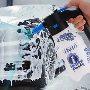 1.5L Electric Car Wash Watering Can USB Rechargeable 2600ma Electric Foam Sprayer Foam Lance Car Cleaning Supplies