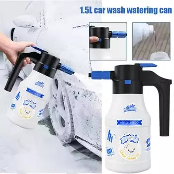 1.5L Electric Foam Sprayer Foaming Pump Sprayer, Car Wash USB Blaster Rechargeable Foam Sprayer Home Water Watering Snow Ca C2W4
