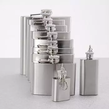 1-5oz Stainless Steel Mini Wine Whisky Pot Bottle Hip Flasks Drinker High Quality Alcohol Bottle Portable Drinkware