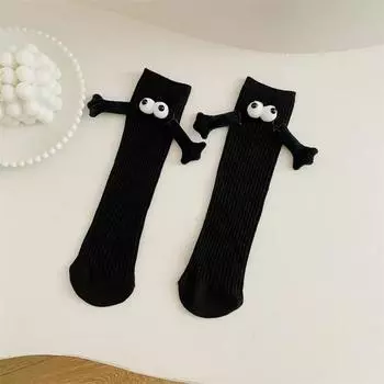 1-5Pairs Children s Hand-holding Socks Cotton Magnetic Pull Hand Cute Socks Boys and Girls Mid-calf Socks Cotton Cute Baby Socks 1Pair