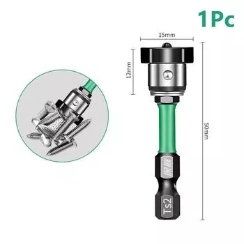 1/5Pcs 50Mm Positioning Screwdriver Bits S2 Drywall Screw For Plasterboard Gypsum Board Plasterboard Screw Driver Locating Tools 1pcs