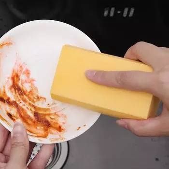 1/5PCS Damp Clean Sponge Reusable Car Detailing Wash Brush for Blinds Glass Window Cleaning Tool Auto Accessories 1pc серый