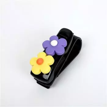 1/5PCS Hanging Bill Card Holder Portable Universal Cute Flower Car Interior Accessories Lovely Glasses Clip Multinational