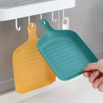 1/5pcs Household Kitchen Bone Plate Plastic Fruit s Small Dishes Dessert Hangable Type s Specialty 1pc зелёный