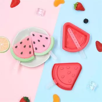 1/5PCS Popsicle Mold Not Easily Stained Clean Stains Silicon Resin Redness Enjoying Summer Imitation Ice Cream Elasticity