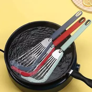 1/5Pcs Stainless Steel Steak Spatulas Silicone Antislip Steak Spatulas Barbecue Fried Fish Omelet Non-stick Utensil Kitchen Tool жёлтый