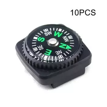 1/5PCS Watch Strap Button Compass Mini Portable Emergency Survival Navigation Travel Kits Outdoor Hiking Camping Accessories