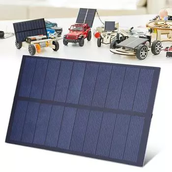 # 1.5W 5V Портативная солнечная панель для телефона Power Bank Солнечная панель DIY Electric To