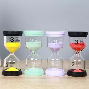 1-60 минут Мини цветные стеклянные песочные часы Детские песочные часы с защитой от падений, зыбучие пески, таймер, креативные песочные часы, украшения для дома 20min (4.5x10cm)