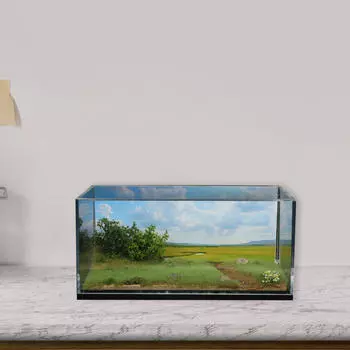 1/64 Автомобильная сцена Модель Фон, Сценический аксессуар, Поделки, с ящиком для хранения, Парковочный пейзаж для