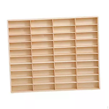 1/64 Автомобильный дисплей Стойка Полка Машины Колеса Корпус Коллекционные Деревянные Витрины Фигурки 28 grids