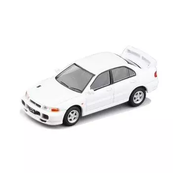 1:64 Белый JDM Lancer Evolution EVO3 III Racing Sport Модель Металлического Автомобиля