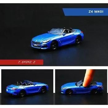 1:64 Blue Z4 M40i Кабриолет Гоночная Спортивная Модель Литого Металлического Автомобиля