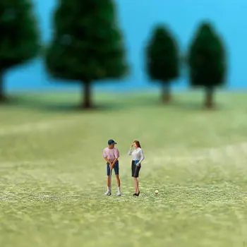 1/64 Фигурка человека, расписанная вручную, коллекция, микропейзаж, женщина-секретарь, миниатюра для самостоятельного изготовления