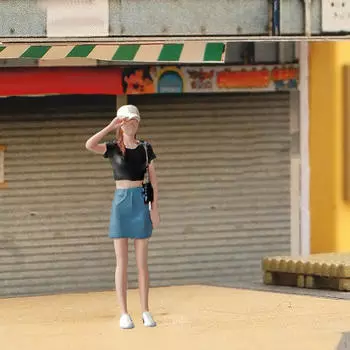 1/64 Фигурка Миниатюрная кукла Персонаж Смоляные миниатюрные крошечные люди для строительных наборов Коллекции песочных столов