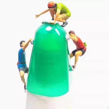 1/64 Фигурки для скалолазания Микро-ландшафтный макет Сказочный сад Раскрашенные вручную диорамы Реквизит для фильмов 2 pieces