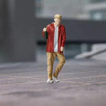 1/64 Фигурки людей, поделки своими руками, украшение для стола из песка, мини-фигурки, расписанные вручную Man