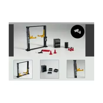 1/64 garage lift tool set 710012A G-Fans model diorama mini car [product]