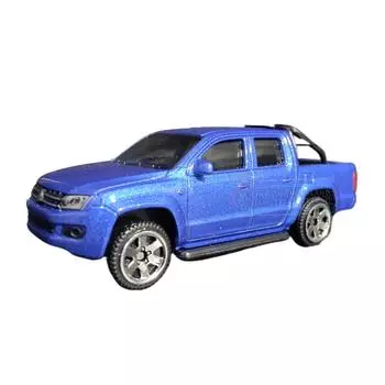 1/64 масштаб Amarok пикап реплика мини грузовик модель автомобиля металлическая миниатюрная художественная фигурка автомобиль литой под давлением ребенок мальчик рождественский подарок игрушка синий
