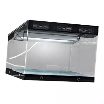 1:64 масштаб литой автомобиль модель витрина с подсветкой гараж для автомобиля