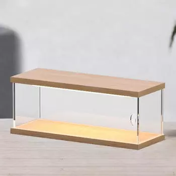 1/64 масштаб литой под давлением автомобиль витрина корпус акриловая коробка подставка защита витрина хранение с 16x4.6x5inch 1 Tier