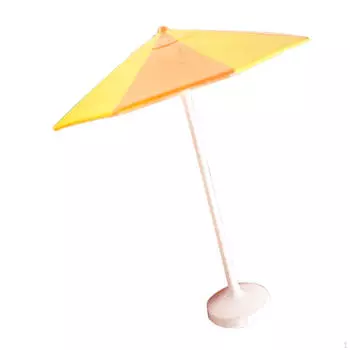 1/64 Масштаб Зонт для патио Модель рынка Фото Реквизит DIY Поделки Миниатюрная мебель для