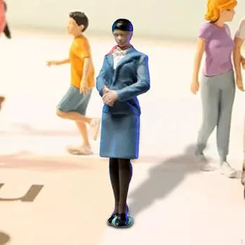 1:64 масштаба фигурка человека крошечная модель реквизит для фильма фигурка декор смола диорама пейзаж