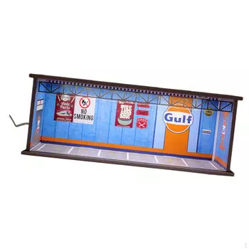 1:64 масштаба парковка литой автомобиль дисплей контейнер органайзер автомобиль гараж витрина для модели