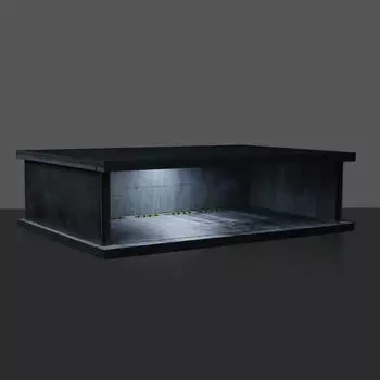 1:64 масштаба парковочное место для хранения и световой гараж диорамы органайзер для литой машины