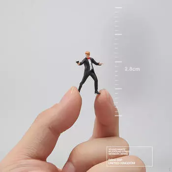 1:64 Миниатюрные Фигурки Настольные Украшения Коллекционные Макеты Украшения Диорамы Пейзажи