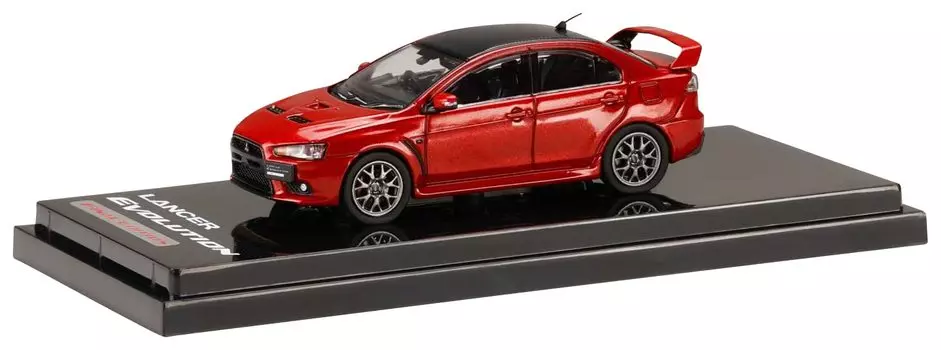 1/64 Mitsubishi Lancer Evolution 10 Final Edition Красный металлик/Карбоновая крыша