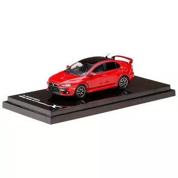 1/64 mitsubishi lancer evolution X FINAL EDITION демонстрационная модель двигателя красный металлик/черная крыша