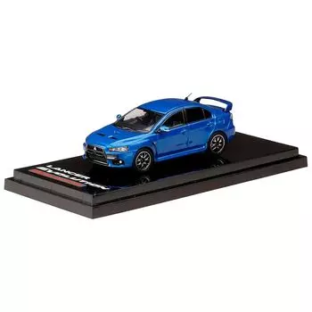 1/64 Mitsubishi Lancer Evolution X FINAL EDITION С демонстрационной моделью двигателя цвета молния синяя слюда