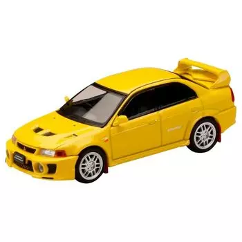 1/64 mitsubishi lancer GSR evolution 5 (CP9A) 1998 With mud flap dandelion yellow