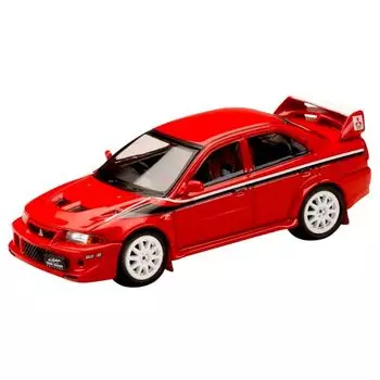 1/64 mitsubishi lancer GSR evolution 6 (ТМЕ) специальный цветовой пакет 2000 С брызговиком страстно-красный