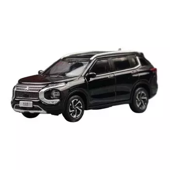 1/64 Mitsubishi Outlander SUV Sport Миниатюрная модель 1:64 литые металлические игрушечные машинки для демонстрации коллекции бесплатных колес в подарок мальчикам
