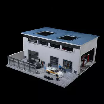 1/64 Модель Коллекция Защиты Парковки Гаража Реалистичный Декоративный Органайзер с