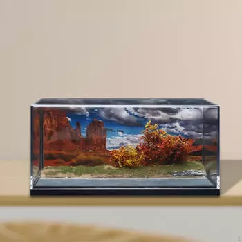 1/64 Модель сцены автомобиля с ящиком для хранения Зеленый фон для отслеживания игрушек для игрушечного автомобиля, литье под давлением