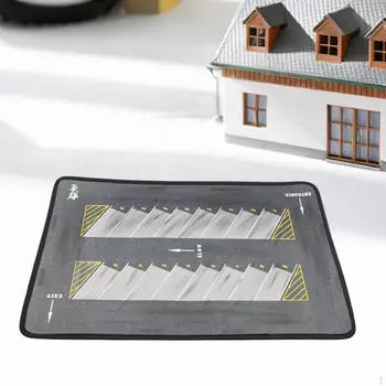 1/64 Pad, 1/64 Scale Model Display, Wheels Storage Park Case 16 Parking Spaces