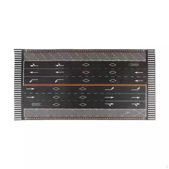 1/64 Парковка Автомобиль Сцена Коврик Нескользящий Мини Литой Гараж Роликовый Настольный Игровой Диорама C