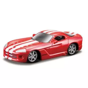 1:64 Red 2008 Dodge Viper SRT10 Sports Model Литой под давлением металлический автомобиль