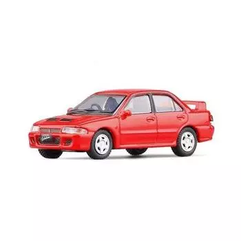 1:64 Red JDM Lancer Evolution EVO Racing Sport Model Metal Car BN