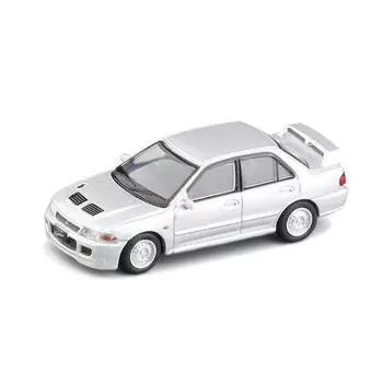 1:64-серебристая модель JDM Lancer Evolution EVO2 II Racing Sport из металла