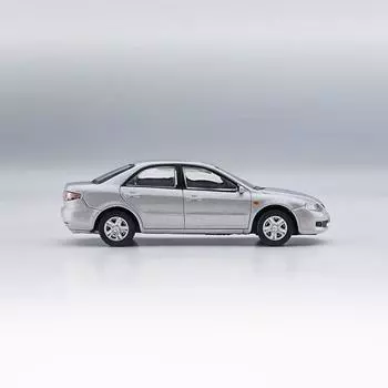 1:64 Silver Mazda 6 Sports Sedan 2008 Модель Металлический Автомобиль BN