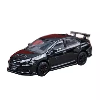 1/64 Subaru STI WRX Super Racing Toy Car JKM JDM Миниатюрная модель литого под давлением автомобиля из металлического сплава Бесплатные колеса Коллекция Подарков