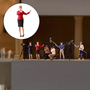 1/64 Трансляционная фигурка, окрашенные фигурки, живая сцена для диорам, коллекции, набор для строительства, архитектура Tripod Camera_height 2.8-3cm